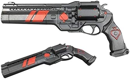 SACOTOY Foam Gun Ace Spade Hand Cannon Prop Classic Ornament Free Banner