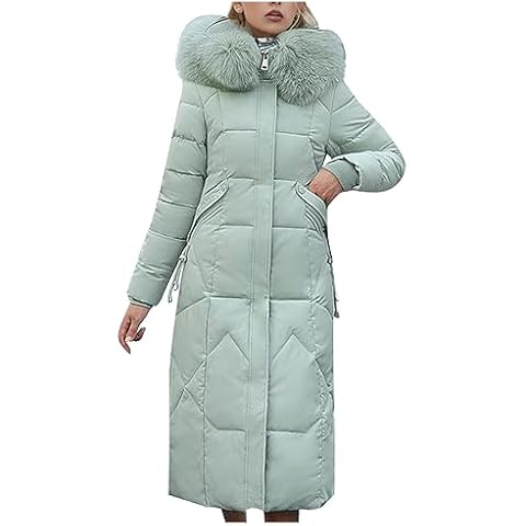 KUIH Women's Long Maxi Puffer Jacket Cover
