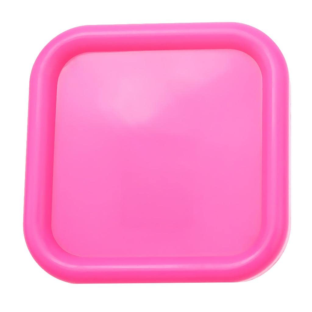 10 Set quadratische magnetische Nadelkissen Nadelkissen Nähnadeln Organizer Rose Rot, 8,5 x 8,5 cm