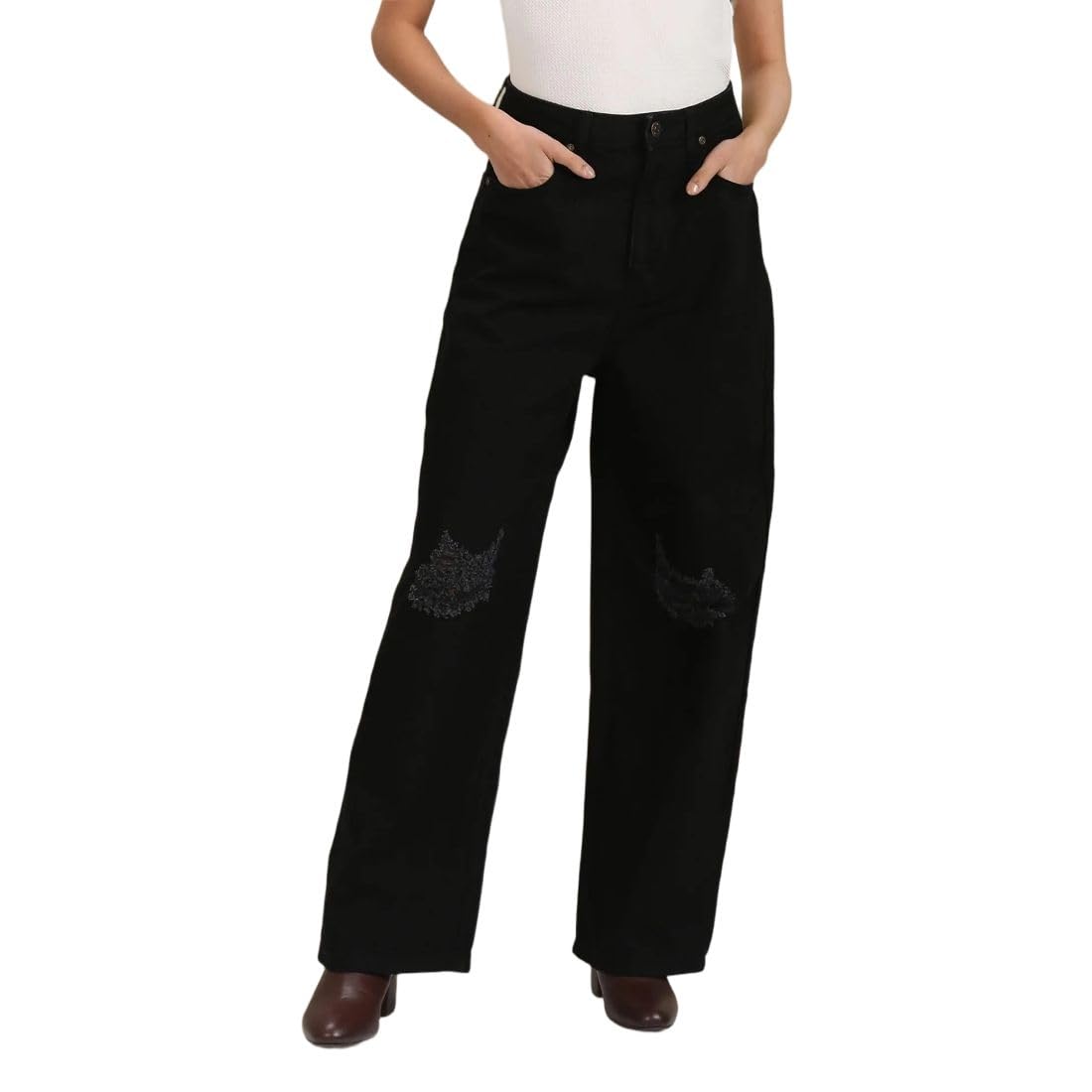 u.s. polo assn. Women's Loose High Rise Jeans-picture-53