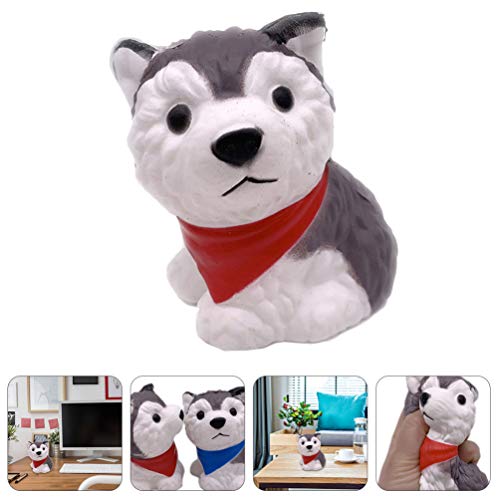 NUOBESTY Fidget Stress Sensorial Brinquedo Do Cão Husky Filhote de Cachorro Cão Bonito Kawaii Animai