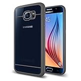 Galaxy S6 Case, INVELLOP Gray/Clear [Prime Series] Scratch-Resistant Clear Slim Fit Cover with Shock Absorbent TPU Hybrid Bumper cover Protection Galaxy S6 Case