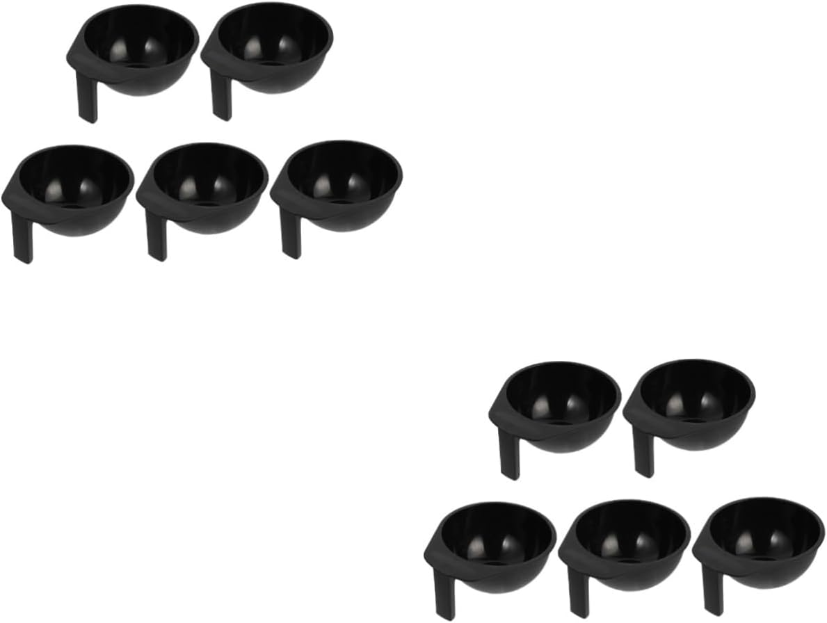 Ipetboom 10pcs Hair Dye Mixing Bowls Professional Tinting Tools for Salon Home Use Lightweight and Color Bowls for Hairdressing Hair Color Applications