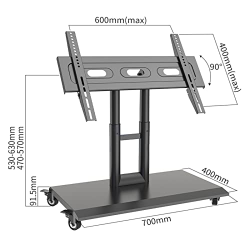 Soporte rodante para TV de 32 a 75 pulgadas miniatura 2