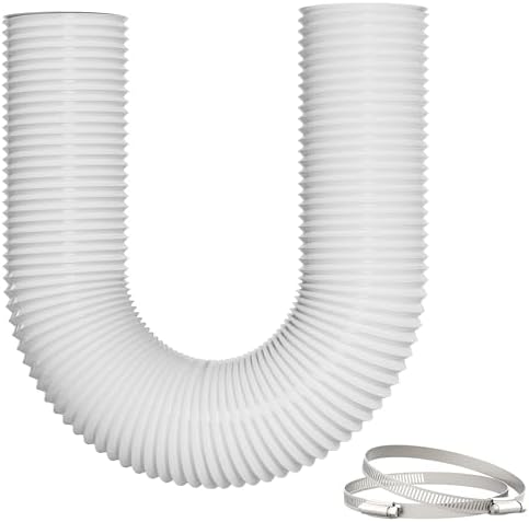 Insulated Ducting 100mm, 5m Tumble Dryer Vent Hose, 4 Inch Flexib...