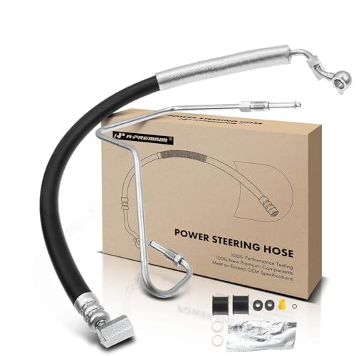 A-Premium Power Steering Pressure Line Hose Assembly Compatible with Nissan Murano 2003 2004 2005 2006 2007 V6 3.5L AWD Pump to Rack