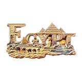 Pyramids Great Sphinx Egypt Tourist Travel Souvenir 3D Resin Fridge Magnet