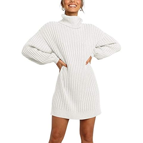 ANRABESS Women's Oversized Sweater Dress Cover