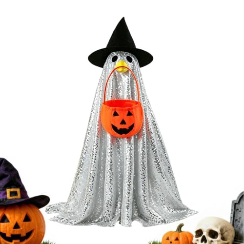 Décoration d'oie de porche d'Halloween anti-monotonie pour animer votre terrasse et entrée de maison