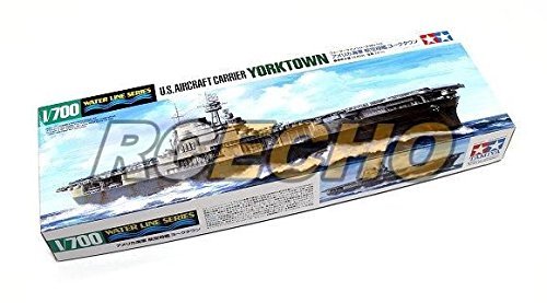 Maquette Yorktown 1/700 Tamiya 31712 porte-avions américain miniature full version pour collection