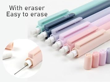 42 Pcs Aesthetic School Supplies with Cute Pencil Case, 12 Pastel Highlighters, 6 Mechanical Pencil, 5 Gel Pens, Sticky Notes, Essentials Stationery Set, Preppy Stuff for Students