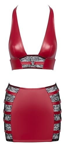 COTTELLI Haut et Jupe Rouge S, Rouge, S Taille Courte