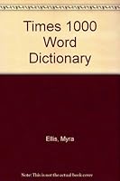 Times Word Dictionary 9810100094 Book Cover