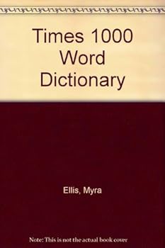 Paperback Times Word Dictionary [French] Book