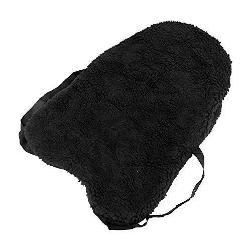 HY Y-H Fur Fabric Seat Saver-Black