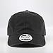 Classic Washed Cotton Twill Low Profile Adjustable Baseball Cap (Black)