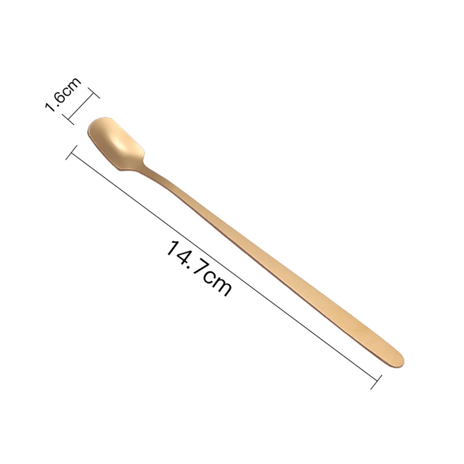 JINGYAN Cuillères à café Coffee Spoons Long Handle Espresso Stirring Dessert