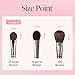 Piccasso 23 Small Blusher Brush – Precise Makeup Brush for Cheeks, Nose, and Chin, Soft Squirrel & Horse Hair for Delicate Application, Detail Face Brush for Daily Use, Korean Professional Beauty Tool