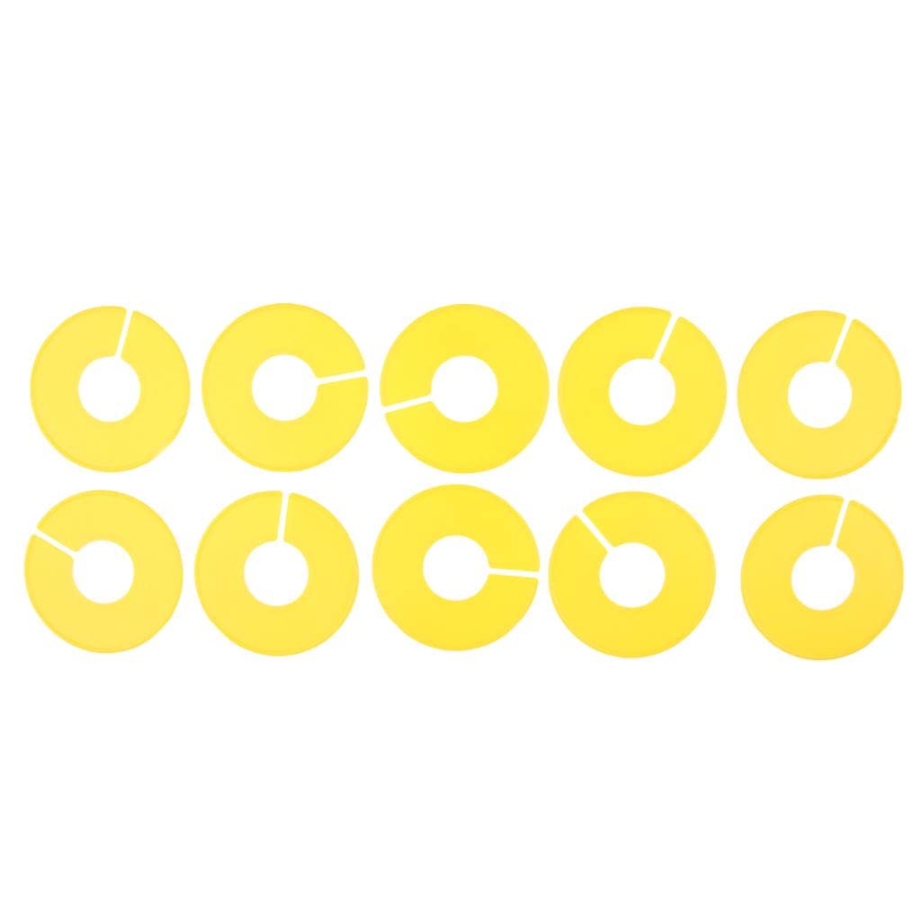 Lot de 110 intercalaires ronds en 11 couleurs, faciles à écrire et à installer, essentiels pour l'organisation de placard
