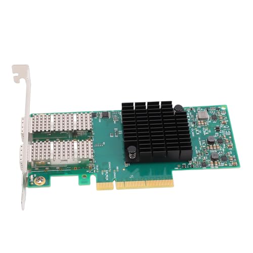 Adaptador PCIe GOWENIC con Doble Puerto Ethernet 10G 25G, Tarjeta de Red 2X 25G SFP28 RDMA SR IOV IPsec Offload con PXE UEFI iSCSI para Windows 8.1 y 10 miniatura 7