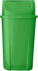 Lixeira Basculante 60L Reforçada e Seletiva – Multiuso, Reciclável, Ideal para Coleta Urbana, Cozinha, Indústrias e Comércio – Resistente e Prática(Verde)