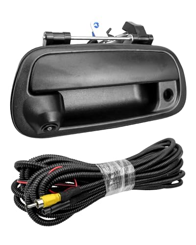 Image of Rear View Backup Camera Tailgate Handle Reverse Camera Fit for Toyota Tundra 2000-2006, HD 1080P Night Vision, 170Wide-Angle, IP68 Waterproof, 26 Ft Long Cable, Replace 819952028013