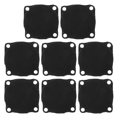 NUOBESTY 8 Almohadillas de Junta de Goma para Interruptor de Presión Automático, Piezas de Repuesto para Compresores de Aire, Aislamiento de Vibraciones, Compatibles Minicompresores,