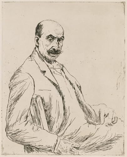 Tableaux Peinture sur Toile Autoportrait de Max Liebermann Décoration Chambre 60x90cm