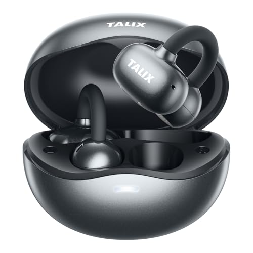 TALIX Ultra Open Ear Earbuds X6, Clip-On Headphone with...