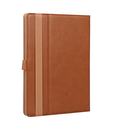 Universal Folio Case For 7.9-10.5 Inch Tablet,Uliking Pu Leather Cover For Apple Ipad 9.7 For Samsung Galaxy Tab 8.0" 9.6" 9.7" 9.8" 10" 10.1" 10.5" For Lenovo Asus/Lg G/Xiaomi/Mediapad Tablet, Brown #TOP7