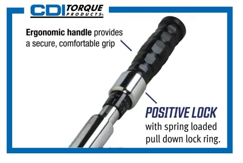 Industrial Brand Cdi Torque 2502Mrph 3/8-Inch Drive Adjustable Micrometer Torque Wrench, Torque Range 30 To 250-Inch-Pounds #TOP3