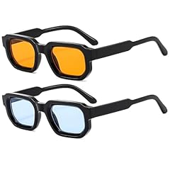 2 Pack(black/Orange+black/Light Blue)