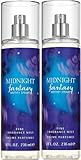 Britney Spears Midnight Fantasy Ladies Womens Fine Fragrance Mist Oriental 236 ml 2 Pack
