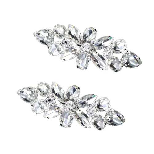 bestoyard 1 par Cristal Zapatos Hebillas Clip en joyas zapatos Pins DIY accesorios para boda novia Mujeres