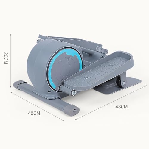 Elliptique sous le bureau, appareil d'exercice magnétique portable pour les jambes, escalier, pédale d'exercice sous le bureau, mini machines elliptiques, pour le cardio-training, regarder la télévisi – Image 6