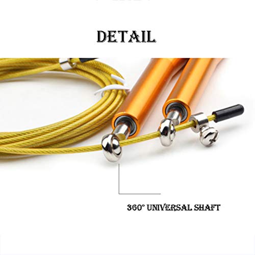 Corda de pular Negi Rapid Speed para homens e mulheres – alça antiderrapante, ideal para exercícios