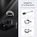 Compatible with O-ra Ring Gen 4 Charger - Size 9 - Fast and Safe Charging Dock with USB-C Cable - Essential for O-ra Ring 4 Users（Black）