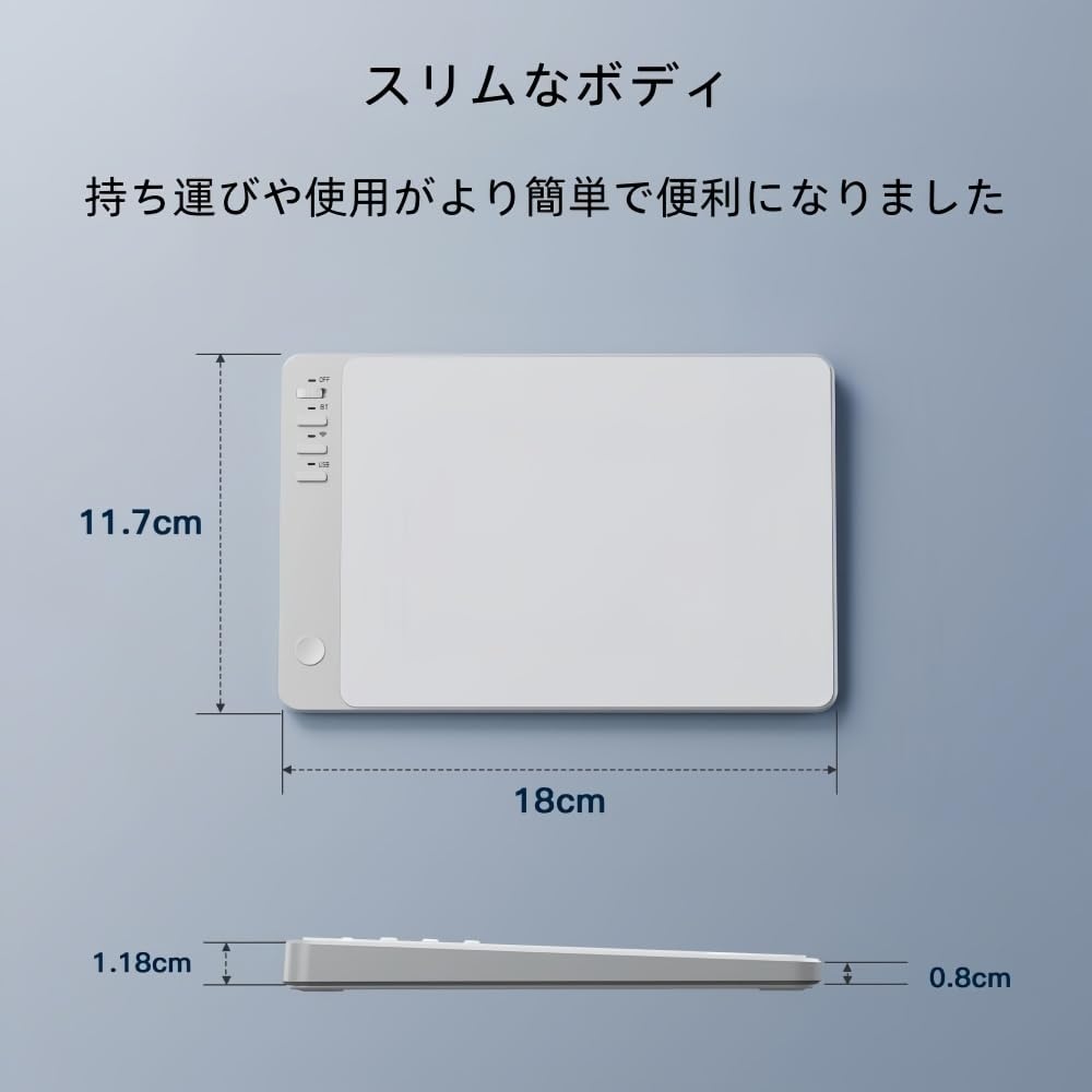 Amazon | Gwxe マジックトラックパッド Bluetooth 2.4GHz USB-C 3