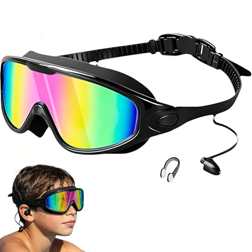 mycoolsummer Goggles Kids Anti Fog Protection Swimming Goggles for Children Boys Girls Soft Silicone Adjustable Strap