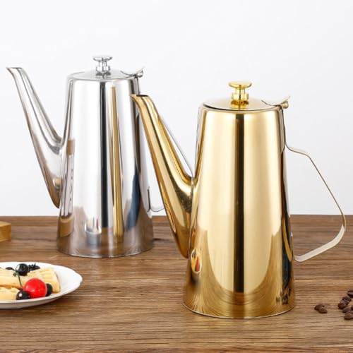 Hervidor de agua de acero inoxidable de 2l con mango antiescaldad para hogar 8