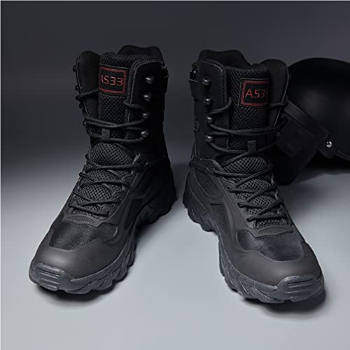 Image of Kervaky Men's Military Tactical Boots Lightweight Work Boot Non-Slip Breathable Jungle Desert Combat Boots