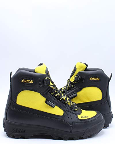 Asolo Mens Skyriser Boot,Black Yellow,10 #TOP4