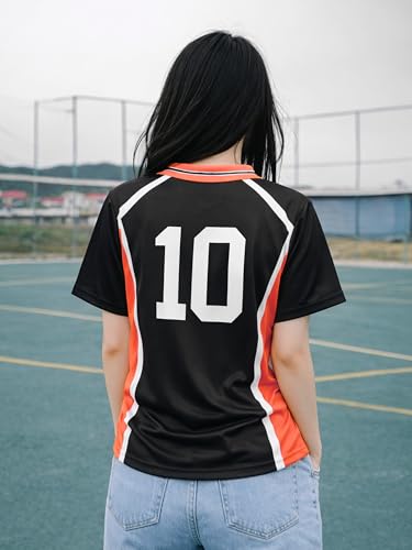 Image of ComicSense.xyz Unisex Haikyuu Anime T Shirts for Men and Women, Karasuno 10 Printed Tshirt