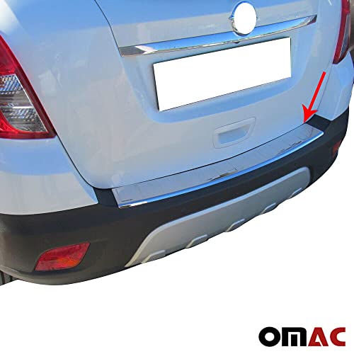 Chrome Rear Bumper Guard Trunk Sill Protector Steel | Fits Buick Encore 2013-2019 | Stainless Steel Chrome Sill Cover Trim Protector #TOP1