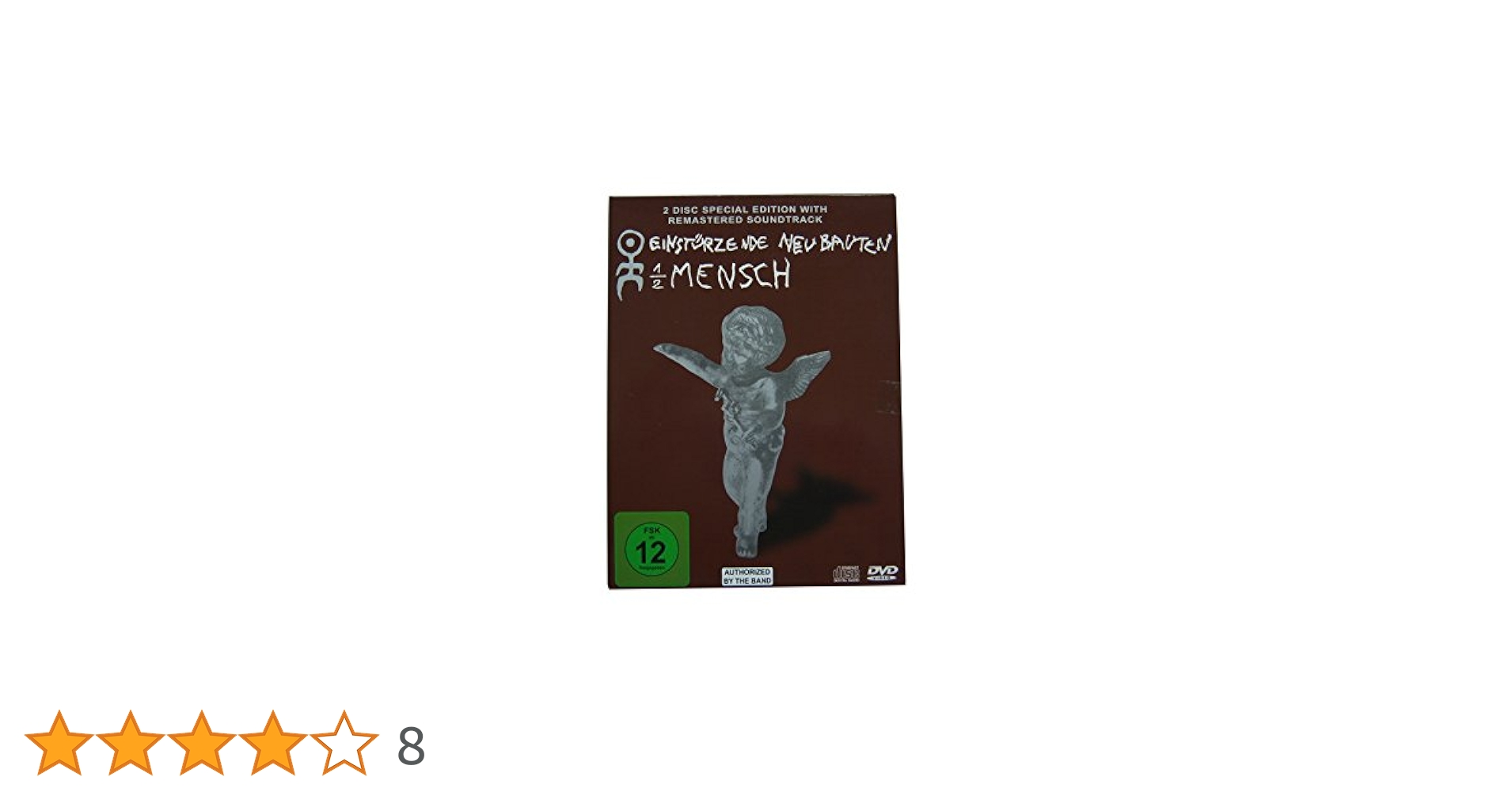 Einstürzende Neubauten - 1/2 Mensch  DVD Einstürzende Neubauten - 1/2 Mensch Halber Mensch DVD Rare