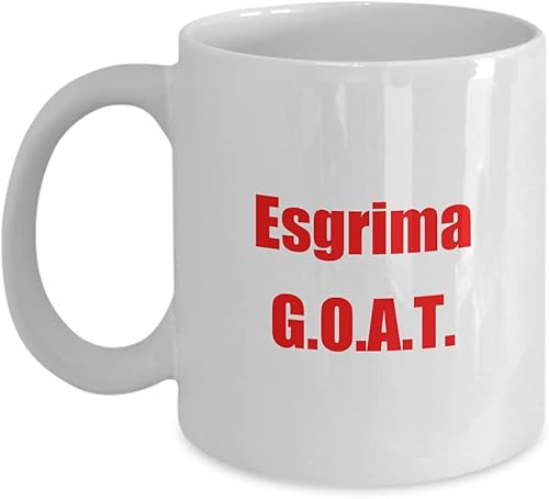 Esgrima G.O.A.T. Más Grande De Todos Los Tiempos Taza