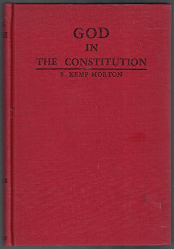 God in the Constitution B00085VLKU Book Cover