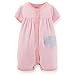 Carter's Pink Striped Romper (Baby) - Elephant, 6 months