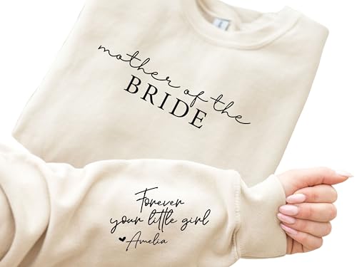 Custom Mother of the Bride Gifts, Mother of the Bride Sweathirt, Mother of the Groom Gifts for Wedding from Son, Mother of the Groom Sweatshirt, Mob Gift from Bride, Wedding Day Gifts for Mom
