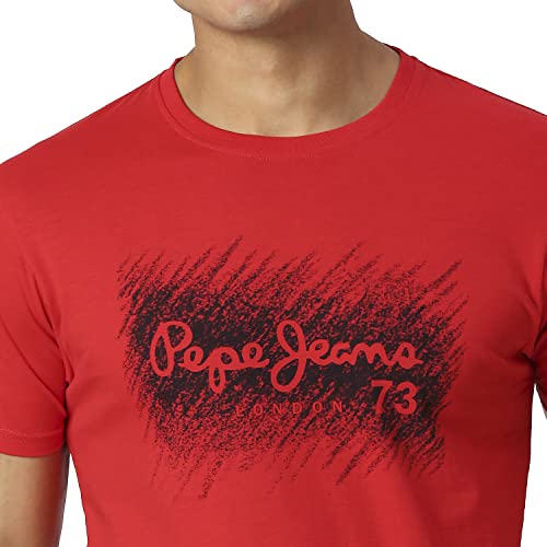 Image of Pepe Jeans Men's Cotton Regular Fit T-Shirt